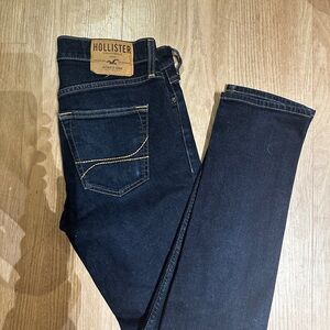 Hollister Authentic Denim Jeans in Dark Blue